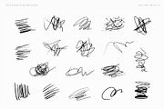 137 doodles with textured brushes, a Decorative Illustration by Pinkbrush (Thumbnail 5 of 6)