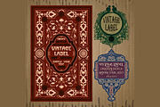Label Art Nouveau - sets, a Decorative Illustration by Stanislav Kharchevskyi (Thumbnail 2 of 8)