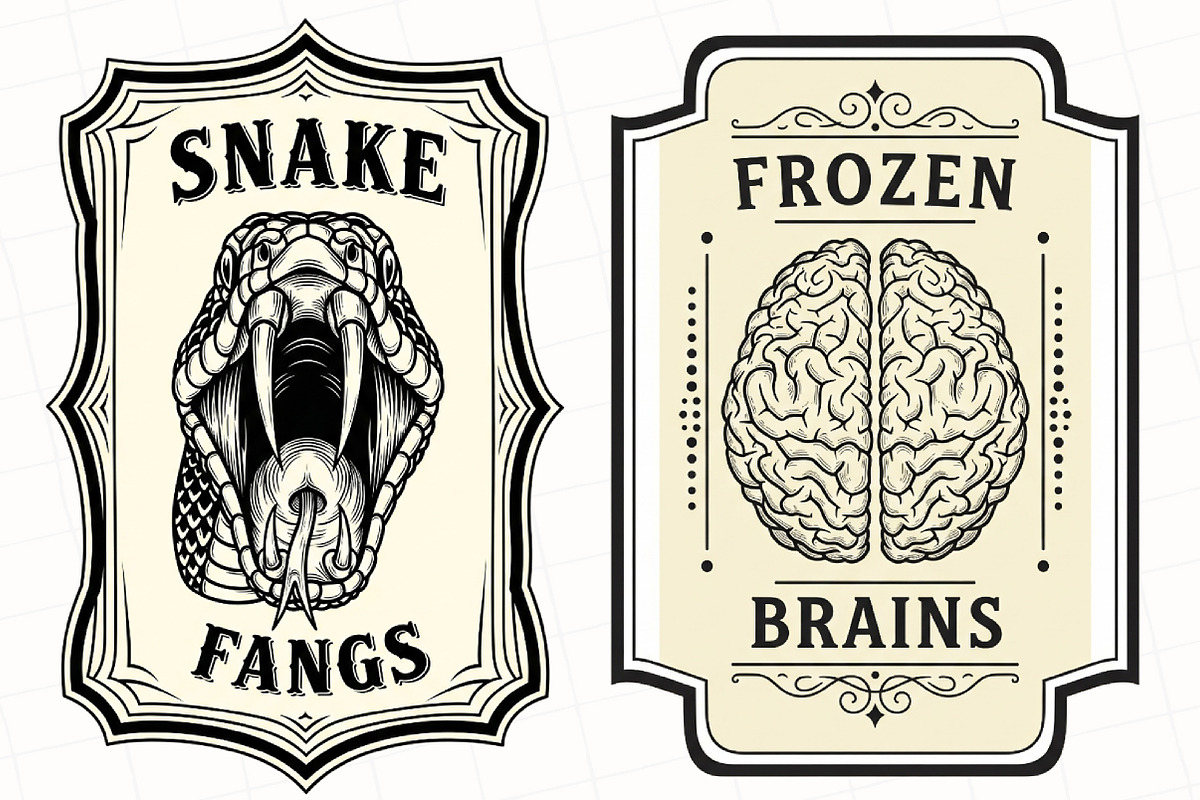 Halloween Potion Label Sublimation, an Illustration by OK Design (Photo 2 of 5)