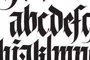 Vector! Gothic alphabet - 01, an Object Graphic by GeekClick (Thumbnail 5 of 6)