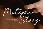 Metaphor Story Font, a Handwritten Font by Timurtype (Thumbnail 1 of 7)