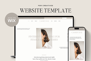 Minimalist Website for Services, a Wix Template by Ton Rêve Design Studio
