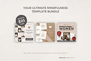 Mindfulness Canva Template Bundle, a Marketing Template by COACHTEMPLATE (Thumbnail 2 of 9)