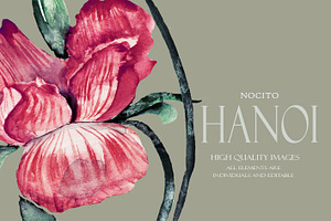 Hanoi, Luxury Botanical Pattern