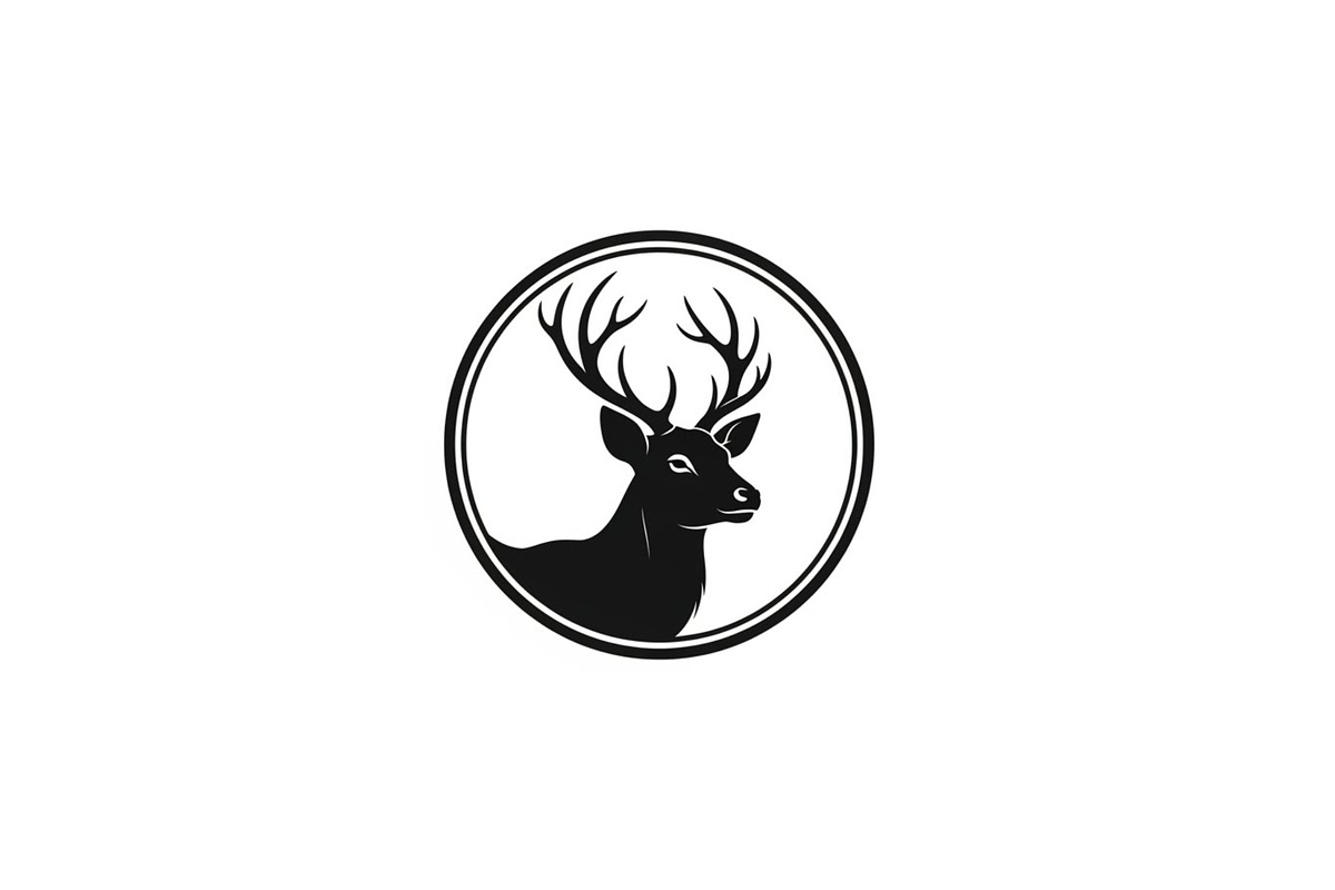 Majestic Deer & Stag Silhouette Bund, an Illustration by jahid234 (Photo 3 of 41)