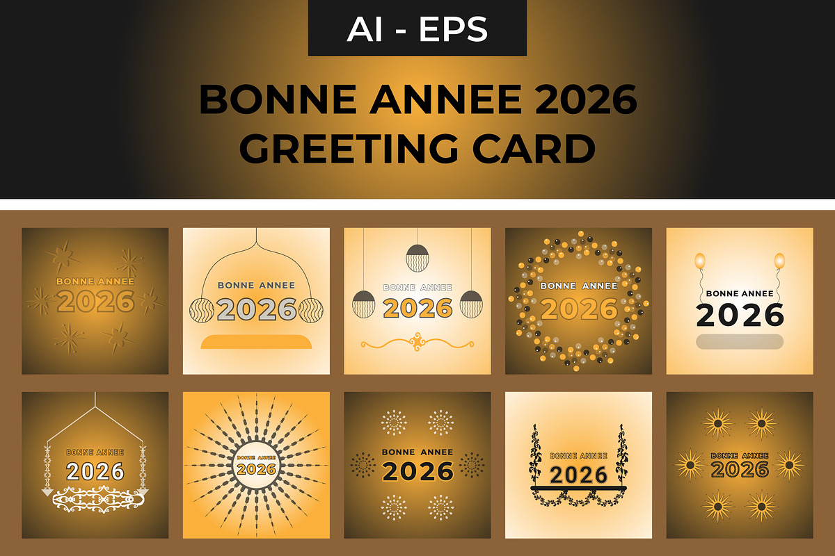 Bonne Annee Design, a Decorative Illustration by Lakhan1998 (Photo 1 of 6)