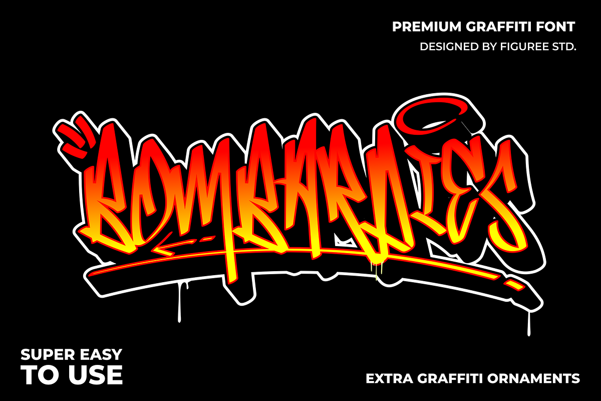 Bombardies, a Blackletter Font by figuree studio (Photo 10 of 10)