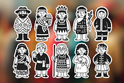 World’s Indigenous Peoples Graphics, a Person Illustration by Ckybe's Corner (Thumbnail 8 of 10)