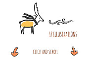 Hello autumn collection, an Animal Illustration by Monstreh (Thumbnail 2 of 6)