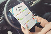 2026 Calendar Printable Canva, a Stationery Template by Designmela01 (Thumbnail 5 of 7)