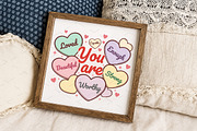 Retro Valentine, You Are Enough PNG, an Illustration by Libby Wishes (Thumbnail 8 of 8)