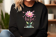 Hope Floral PNG, an Illustration by DreamCafeArt (Thumbnail 3 of 7)