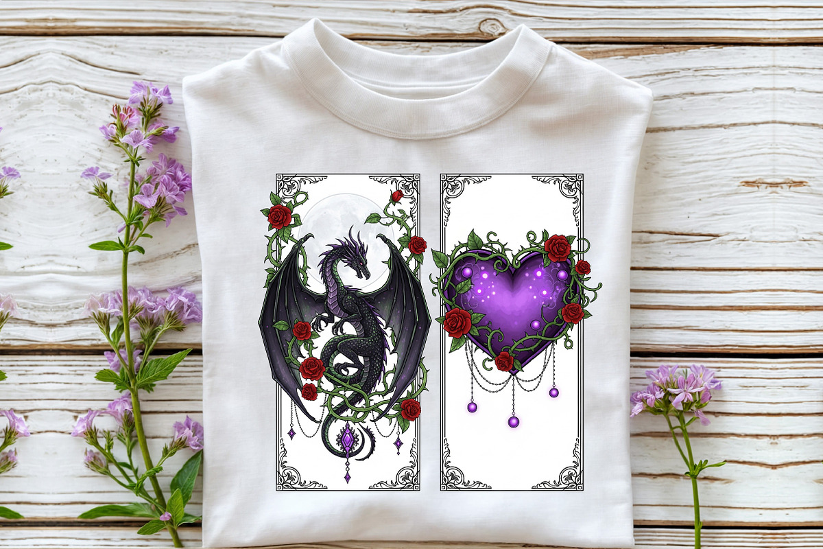 Gothic Dragons, Love Flower PNG, an Icon by DreamCafeArt (Photo 5 of 6)