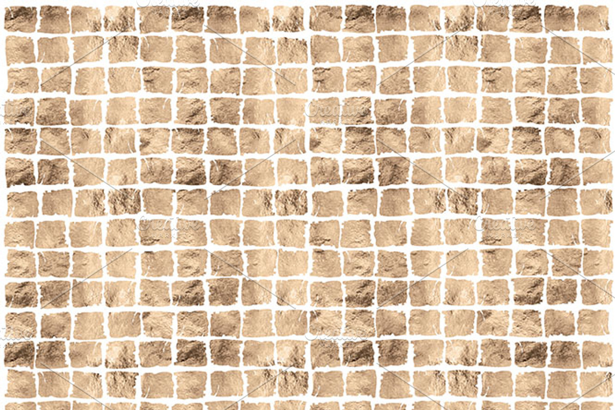 Rose Gold Leaf Digital Patterns preview 4