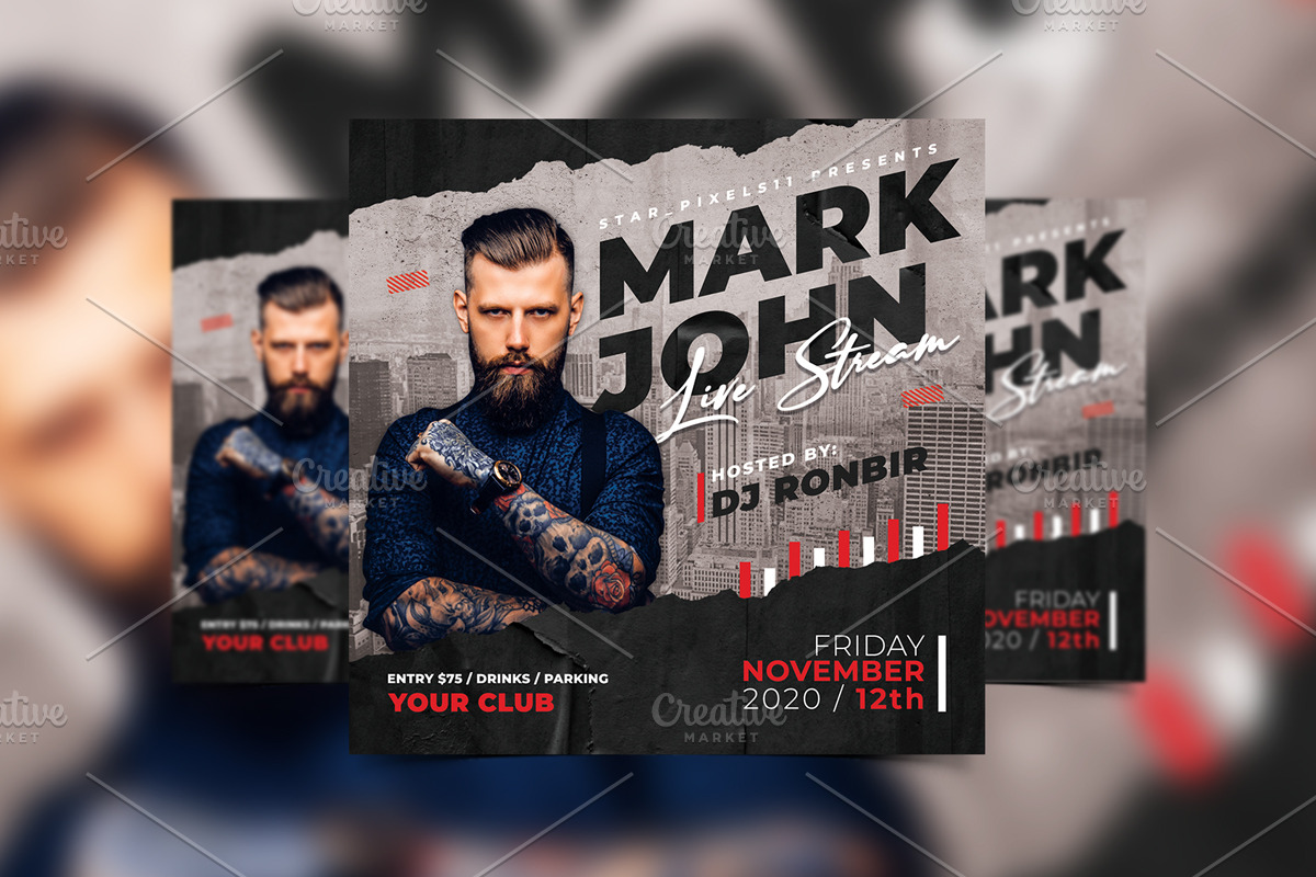 20 Church Flyers Bundle, a Flyer Template by StarPixles11 (Photo 7 of 15)