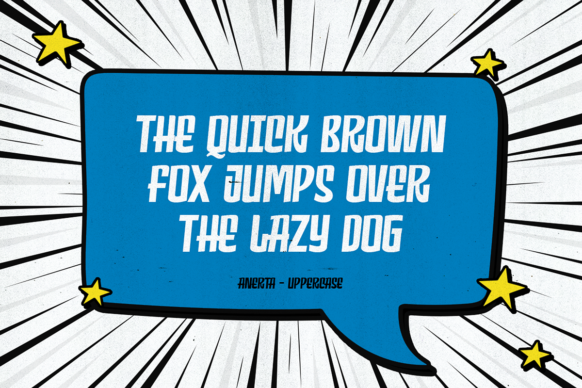 Anerta - Retro Comical Fonts, a Font by Konstantine Studio (Photo 2 of 4)