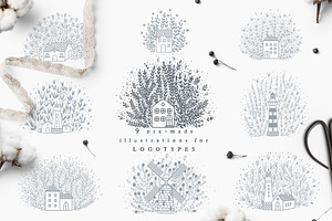 NATURE & ARCHITECTURE ILLUSTRATIONS
