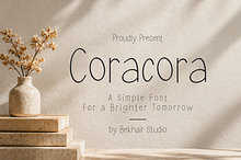 Coracora – Thin Handwritten Font