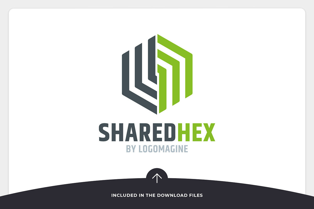 Shared Hex Logo Template, a Branding & Logo Template by LOGOMAGINE (Photo 5 of 16)