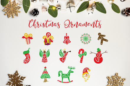 THE CHRISTMAS ORNAMENTS