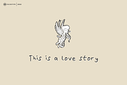 Eulogia - Handwriting Fonts, a Script Font by dexsarharryfonts (Thumbnail 2 of 9)