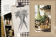 Buni's Heirloom Cookbook Collage Kit, an Object Graphic by Moon Starer Studio (Thumbnail 2 of 10)