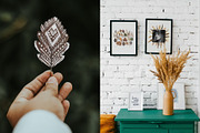 Patterned Leaves- Landart collection, an Object Graphic by Struvictory.art (Thumbnail 6 of 8)
