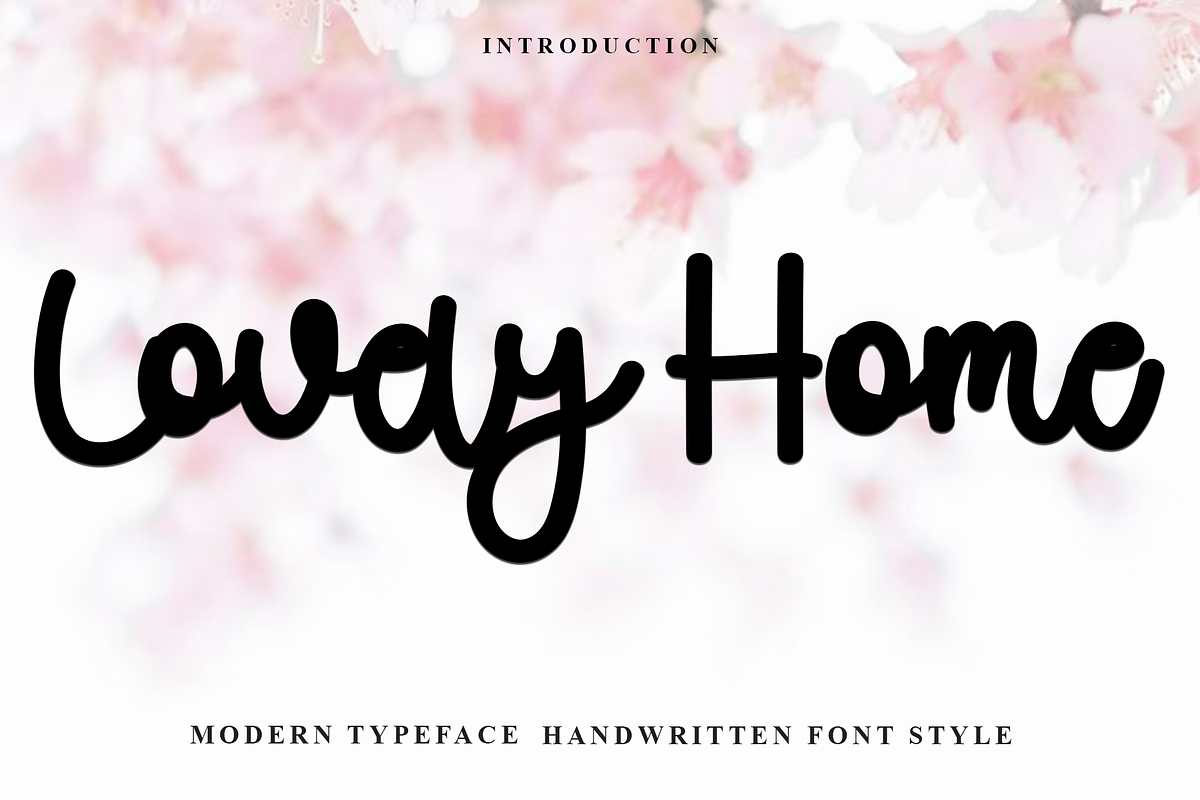 Lovely Home, a Handwritten Font by FreshTypeINK (Photo 1 of 7)