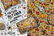 Autumn Cartoon Doodle Big Pack, a Decorative Illustration by BALABOLKA (Thumbnail 6 of 10)