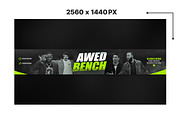 Sports YouTube Banner Template, a Social Media Template by Vaughn Studios (Thumbnail 3 of 5)