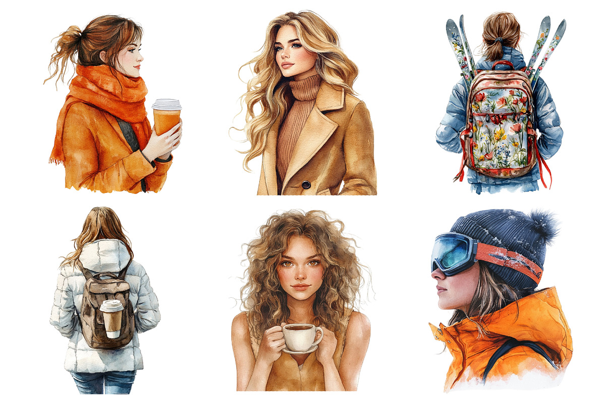 Winter Chalet Clipart Bundle, an Illustration by Daily.Designs (Photo 4 of 5)