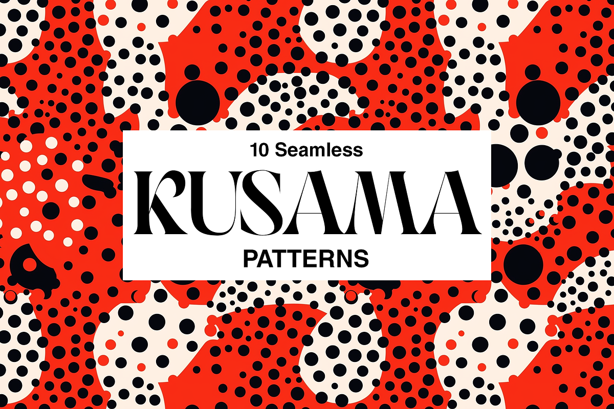 10 Art Series Patterns: Kusama, a Pattern Graphic by Motifs (Photo 7 of 12)