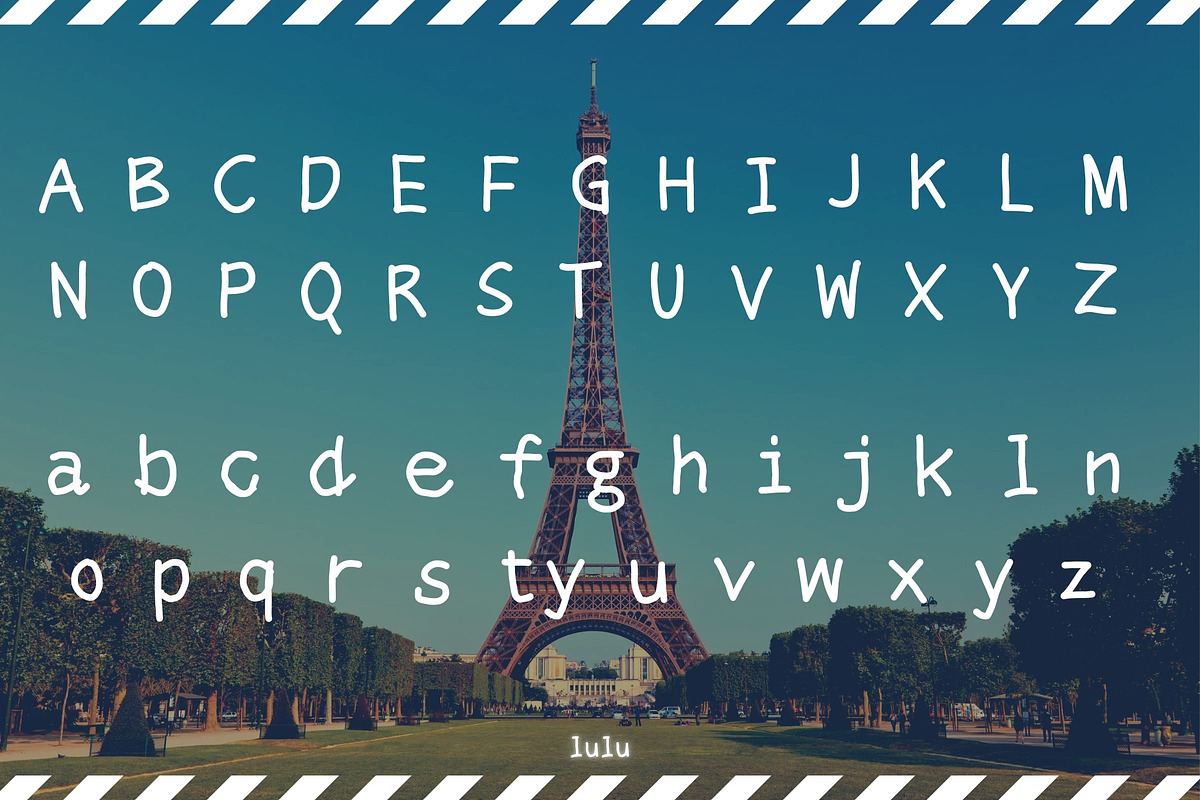 Lulu – Playful Handwritten Font, a Handwritten Font by adenpinkstore (Photo 2 of 5)