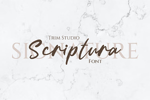 Scriptura Handwritten Signature