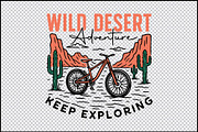 Wild Desert Adventure Bike SVG, an Object Graphic by BeeCraftR (Thumbnail 4 of 4)