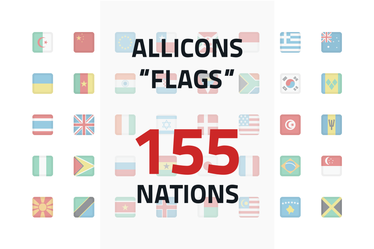 Allicons: Flags (155 icons), an Icon by zohanimasi (Photo 1 of 5)