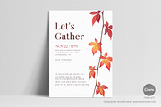 Fall Event Invite Canva Temp - 22, a Marketing Template by BloomToLife By Dona (Thumbnail 1 of 5)