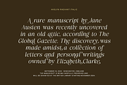 Aveline Radiant, a Serif Font by InkwellTypeCo (Thumbnail 5 of 14)