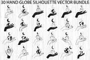 Hand Globe Silhouette Bundle, an Illustration by Designs_River (Thumbnail 1 of 31)
