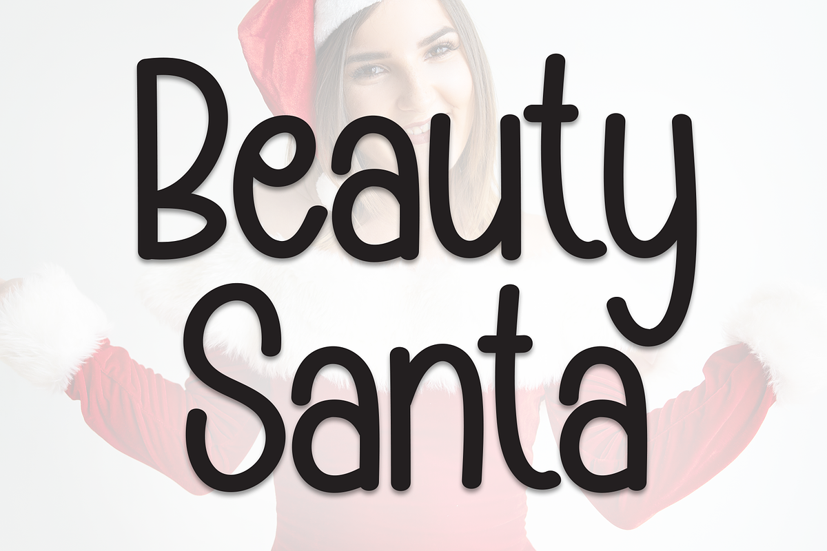 Beauty Santa | Script Font, a Script Font by Scratchones (Photo 1 of 8)
