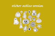 Spooky Halloween Icon Collection, an Outline Icon by Pink Tiger Creative (Thumbnail 3 of 4)