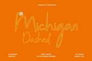 CS Michigan Dashed, a Handwritten Font by Craft Supply Co. (Thumbnail 1 of 8)