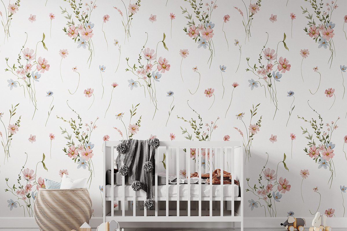 Watercolor Tiny Meadow, a Decorative Illustration by AleksaArt (Photo 12 of 13)