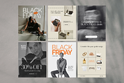 50+ Black Friday Social Templates, a Social Media Template by CanvaTemplateClubCo (Thumbnail 3 of 11)
