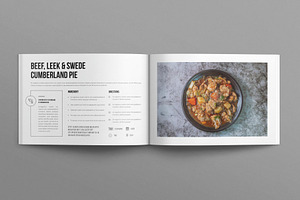 Recipe Book Creator Design Landscape