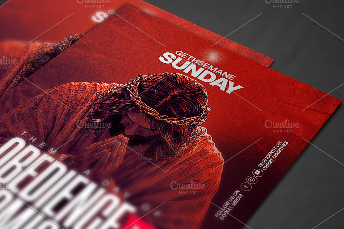 Church Flyer Design Psd, a Social Media Template by church flyer templates (Photo 2 of 4)
