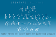 Serenus Condensed, a Script Font by Eurotypo (Thumbnail 4 of 5)
