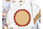 Vintage Applique Label Frames Bundle, a Seasonal Illustration by OK Design (Thumbnail 5 of 6)