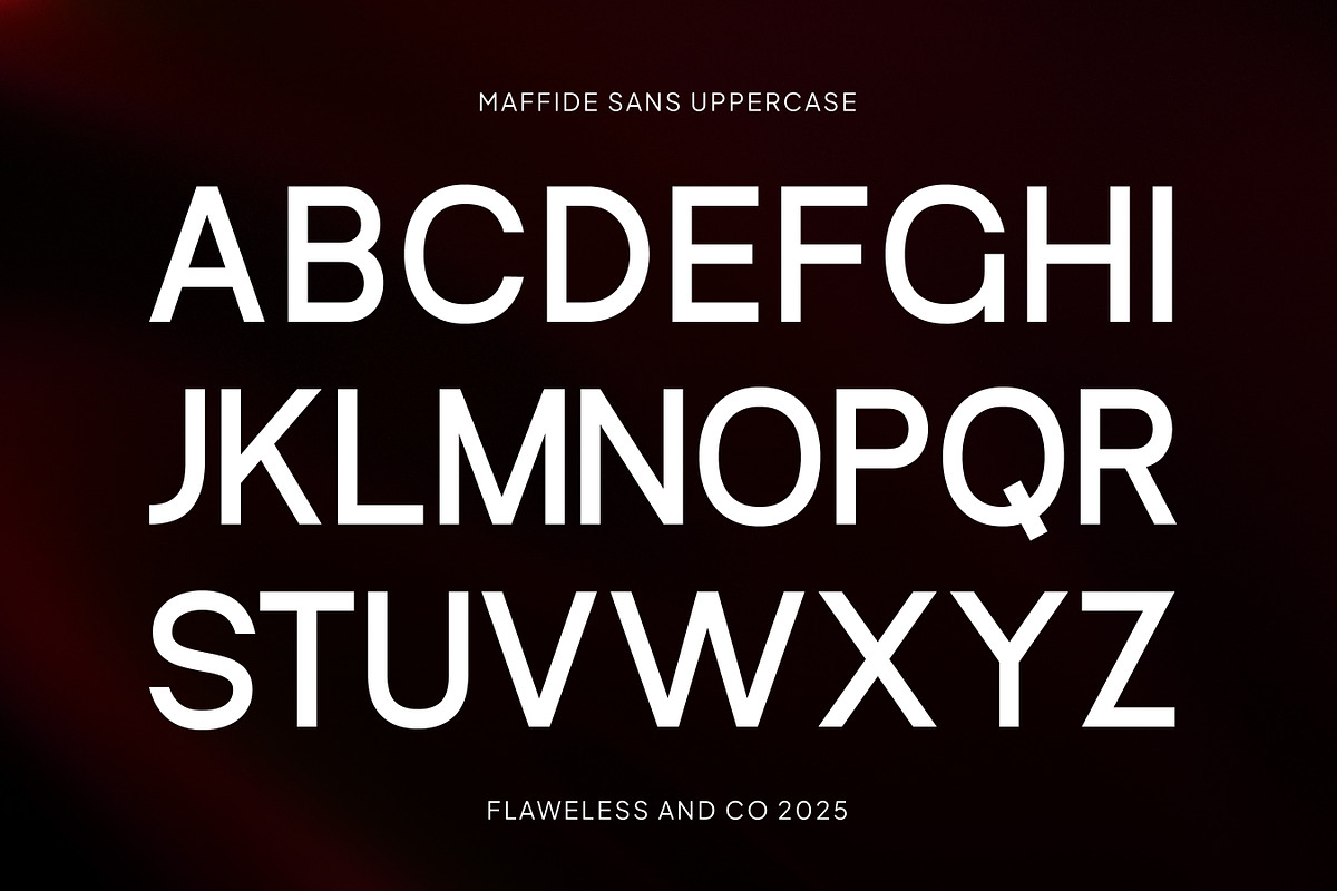 Maffide - Sans Serif Family Font, a Sans Serif Font by Flawless And Co (Photo 7 of 10)