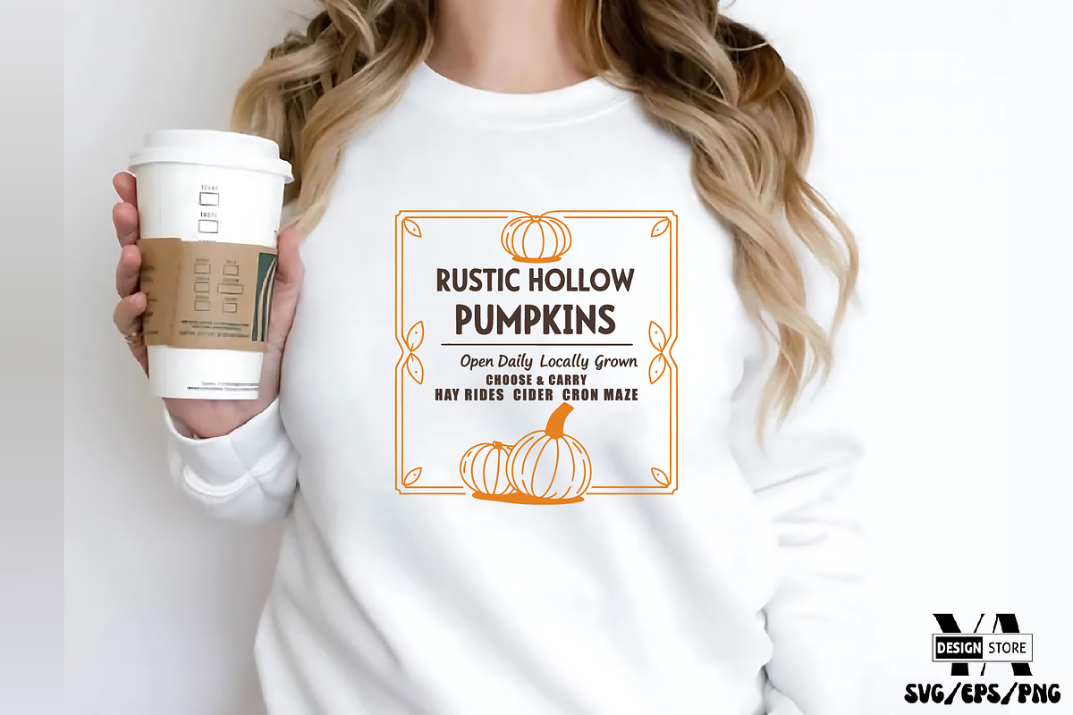 Rustic Fall Farmhouse Sign SVG Bundl, an Object Graphic by Ya_ Design Store (Photo 2 of 11)